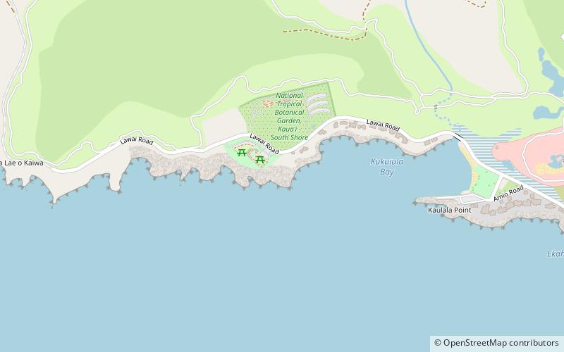 Spouting Horn Park location map