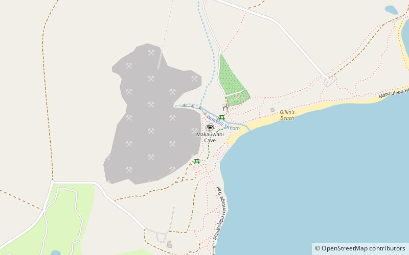 Makauwahi Cave location map