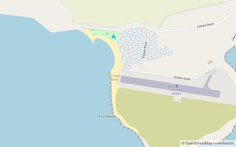 Salt Pond Beach location map