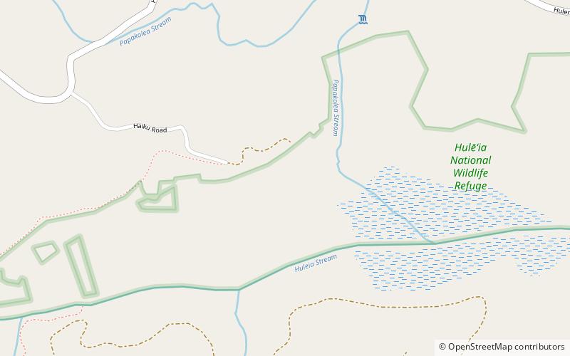 Huleia National Wildlife Refuge location map