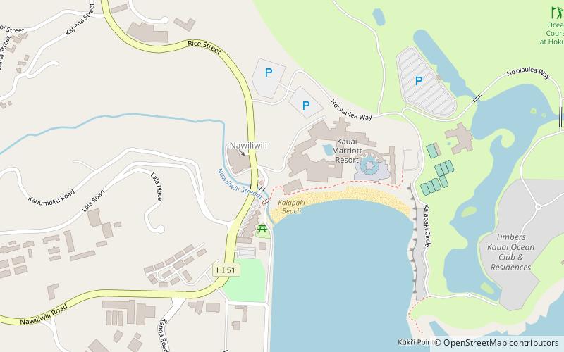 Kauai Beach Boys location map