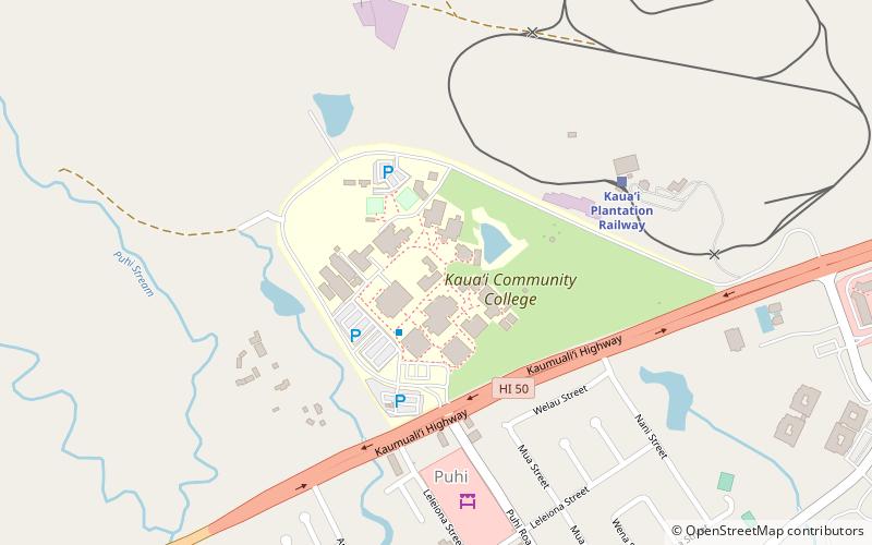 Kauaʻi Community College location map