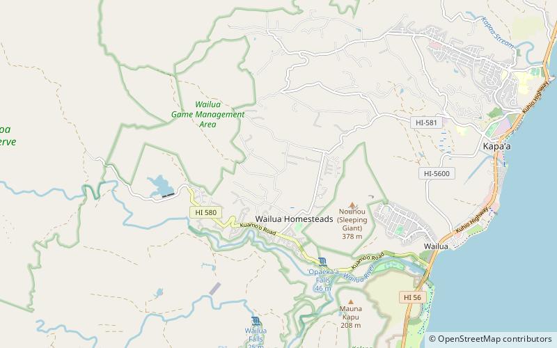 Pu'u'opae Bridge location map