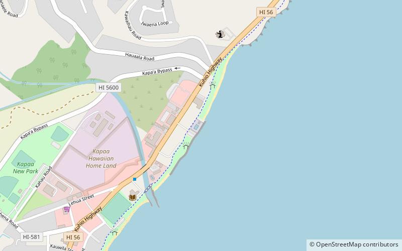 Kapaa Beach Shop location map