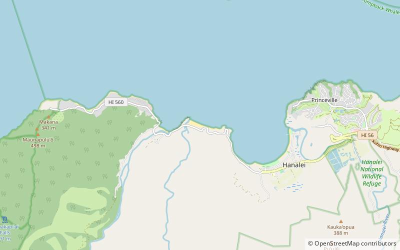 Lumahaʻi Beach location map
