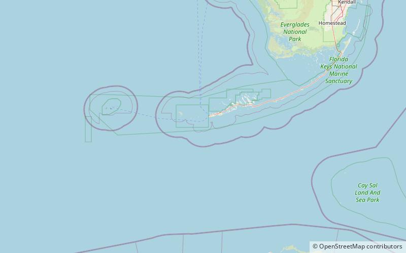 Sand Key Light location map