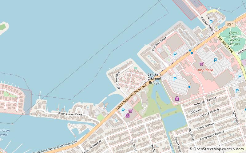 Port of Key West location map