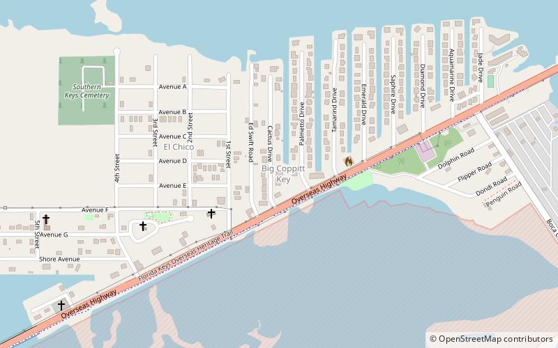 Boca Chica Key location map
