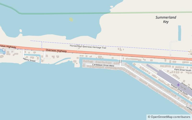 Cudjoe Key location map