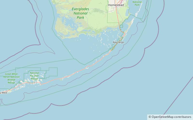 Lignumvitae Key location map