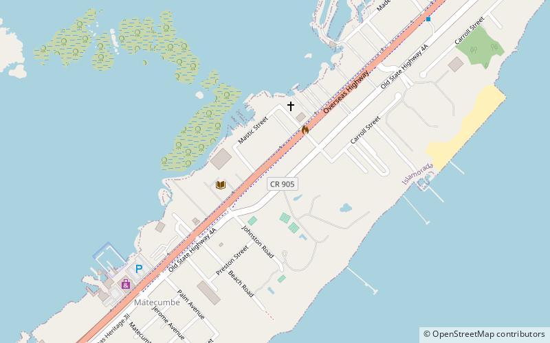 Upper Matecumbe Key location map