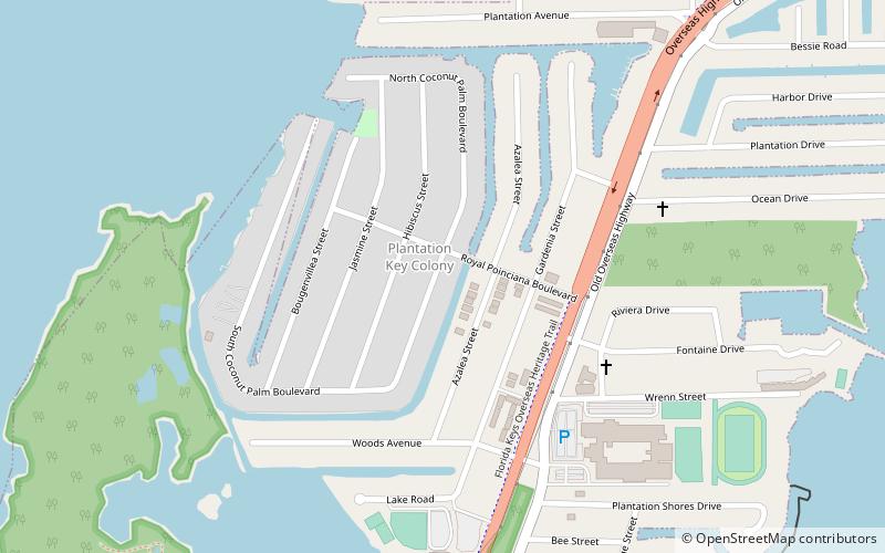 Plantation Key Colony location map