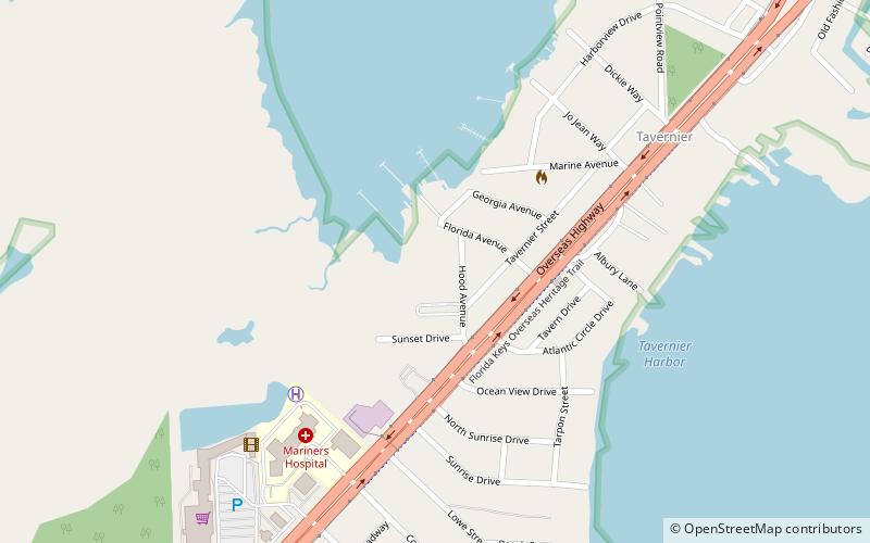 Tavernier location map