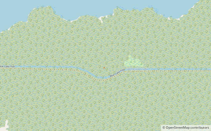 Bear Lake Mounds Archeological District location map