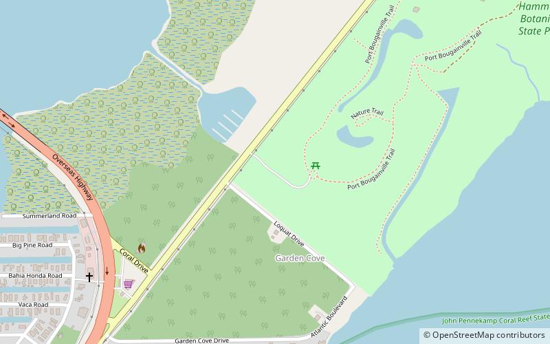 dagny johnson key largo hammock botanical state park location map
