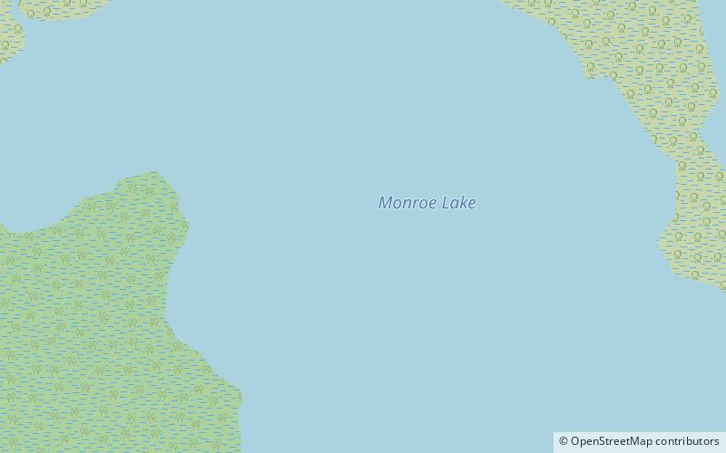 Distrito arqueológico del lago Monroe location map