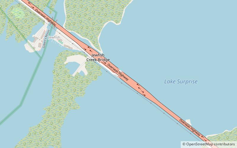 Snake Creek Bridge location map