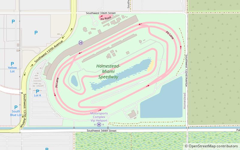Homestead-Miami Speedway location map
