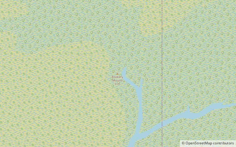 rookery mound parque nacional de los everglades location map