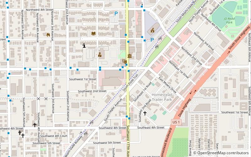 Ayuntamiento de Homestead location map