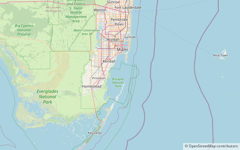 Biscayne Bay location map