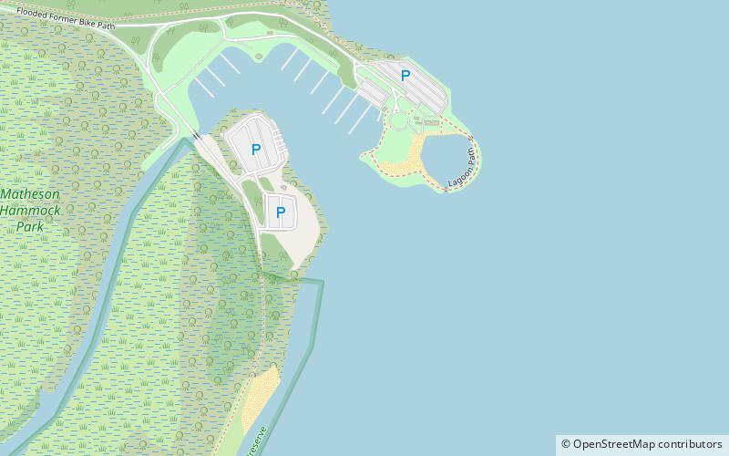 Matheson Hammock Park location map