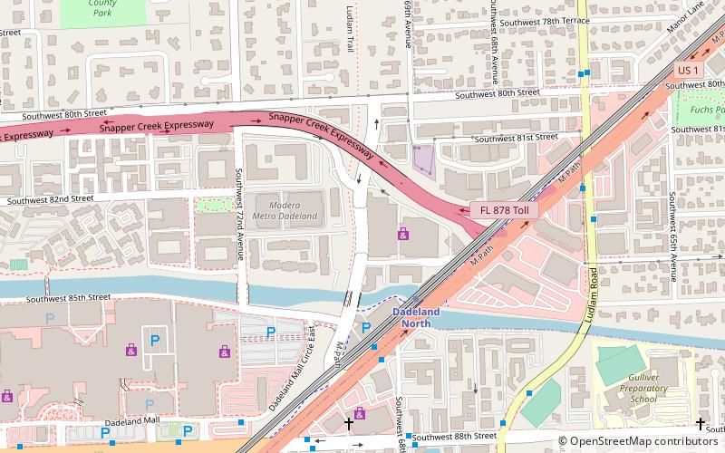 Dadeland Station location map