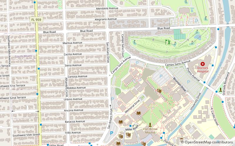 Gifford Arboretum location map