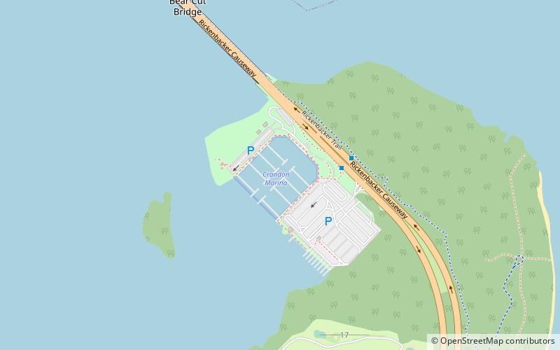 crandon marina key biscayne location map