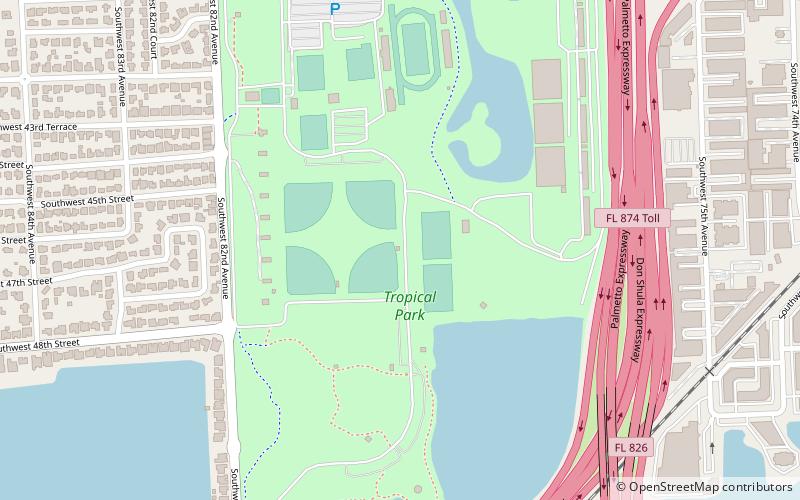 tropical park miami location map