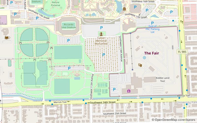 tamiami park location map