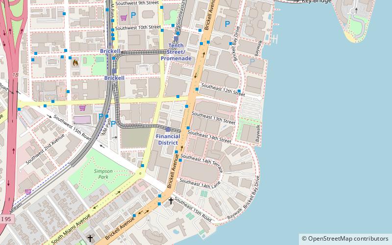 Brickell Arch location map