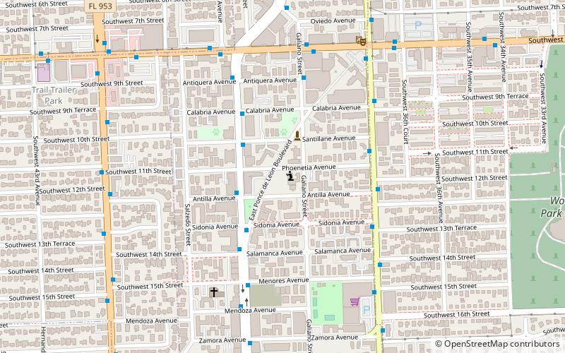 Coral Gables Woman's Club location map