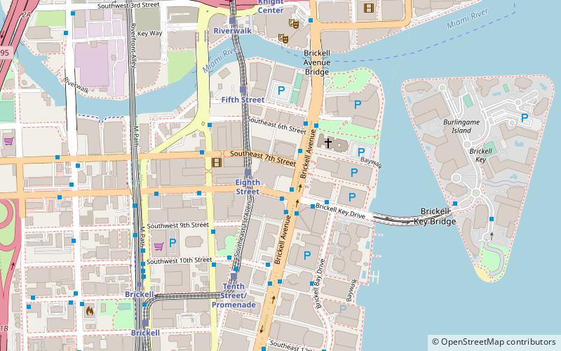 one brickell city centre miami location map