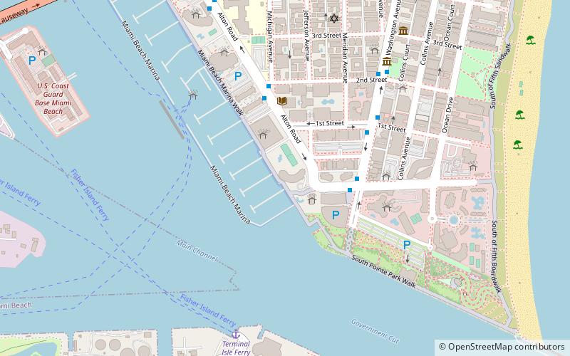 Murano at Portofino location map