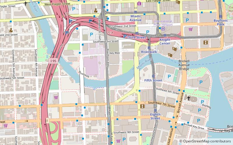 Riverfront location map