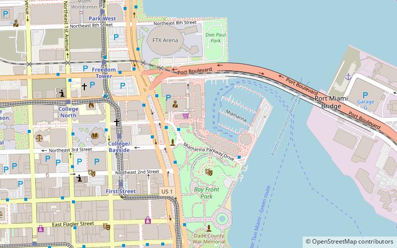 Thriller Miami Speedboat Adventures location map