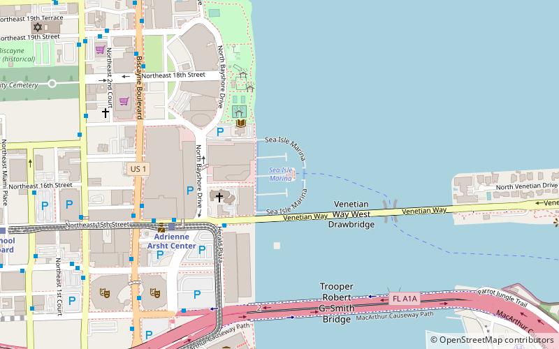 Sea Isle Marina location map