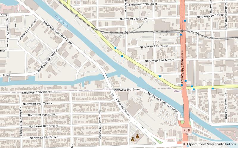 Tamiami Canal location map