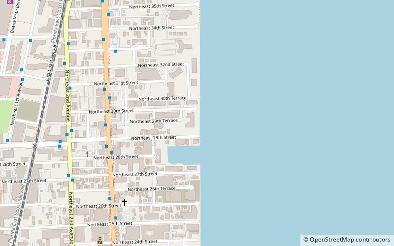 Biscayne Beach location map