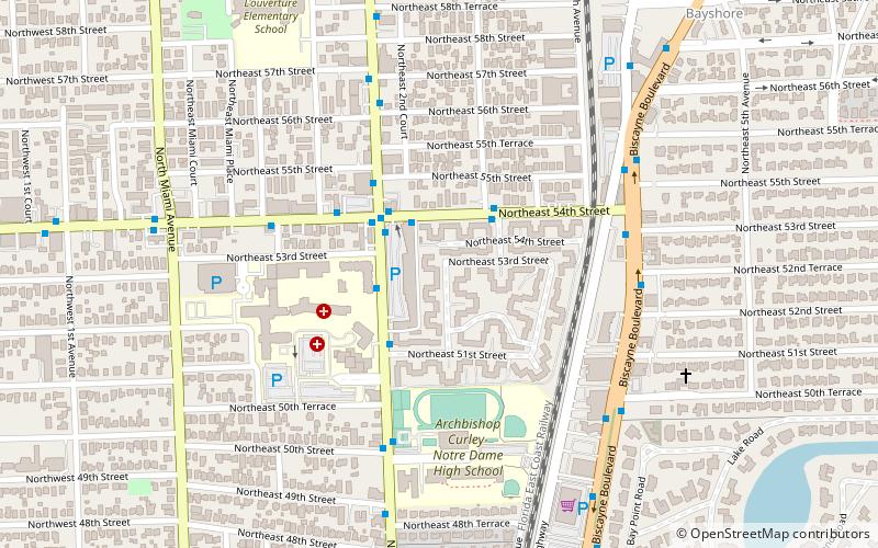 Brickell Key location map