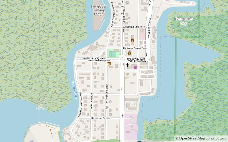 Everglades Laundry location map