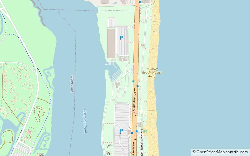 Haulover Marine Center location map