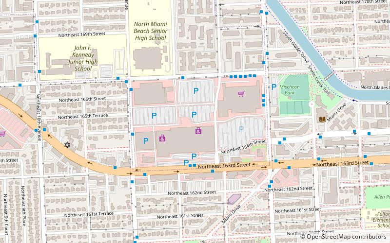 The Mall at 163rd Street location map