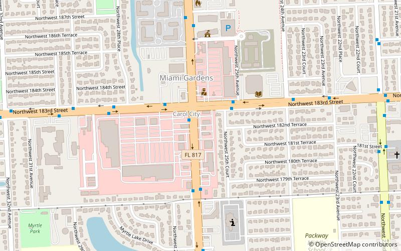 Miami Gardens location map
