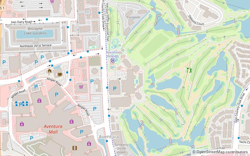 JW Marriott Miami Turnberry Resort & Spa location map