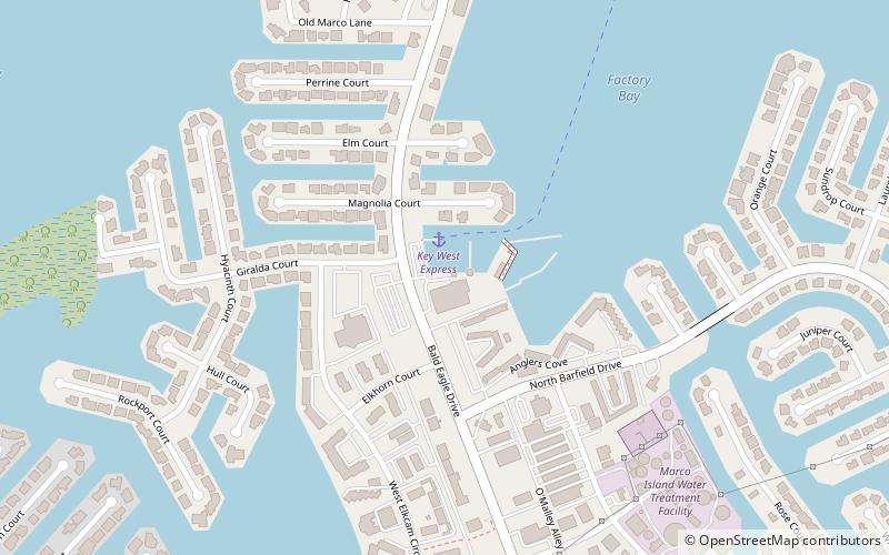 Rose Marina Marco Island location map
