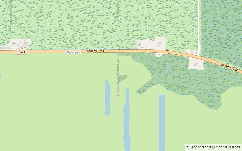 turner river site reserve nationale de big cypress location map
