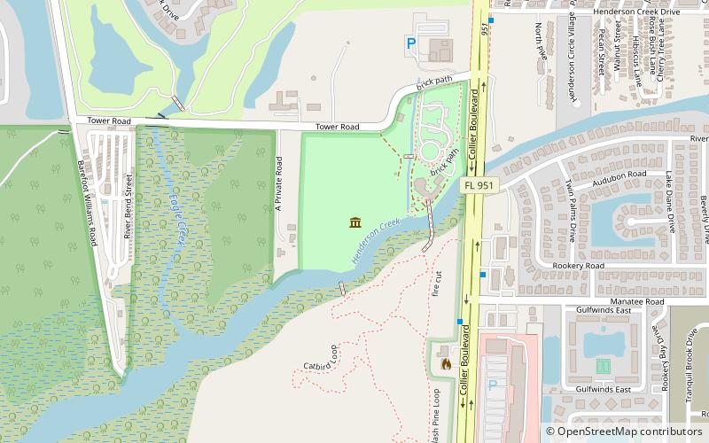 Rookery Bay National Estuarine Research Reserve location map