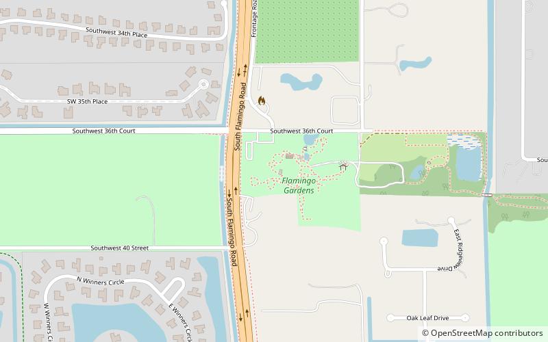 Flamingo Gardens location map